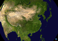 China – Satellitenbild der NASA