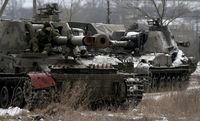 Die russische Artillerie Bild: Jewgeni Bijatow / Sputnik