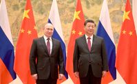 Wladimir Putin und Xi Jinping  (2022)