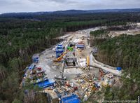 Die Arbeiten zum Bau des Świnoujście-Tunnels haben begonnen · Bild: UM/ Mateusz Grzeszczuk, GDDKiA