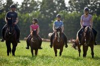 Reiten ist ein Hobby für die ganze Familie.