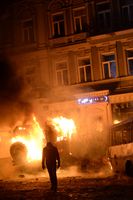 Ukraine: Euromaidan - Brennende Barrikaden (Januar 2014)