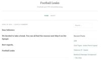 Screenshot der Webseite footballleaks2015.wordpress.com