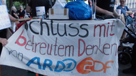Regierungskritische Demonstration in Köln am 17. August 2022 Bild: Felicitas Rabe