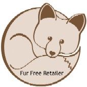 Logo: Fur Free Retailer Programm Grafik: VIER PFOTEN