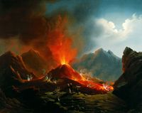 Hubert Sattler Vulkanausbruch am Vesuv