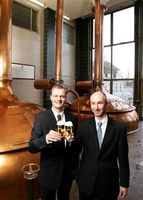 Dipl. Brau-Ing.Axel Stauder (Geschäftsführer) und Dr. Thomas Stauder (Geschäftsführer). Bild: Privatbrauerei Jacob Stauder GmbH & Co. KG