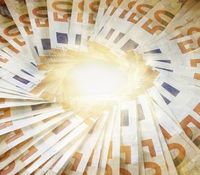 Euro-Scheine: Wohlstand in Deutschland sinkt.