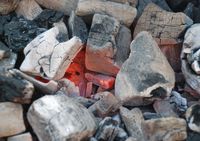 Holzkohle bzw. Grillkohle ist der kohlenstoffhaltige Überrest von der Holzverbrennung bei begrenzter Luftzufuhr.