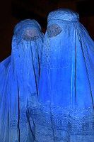 Burkaträgerinnen Bild: Steve Evans