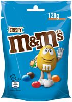 M&M'S® Crispy, 128g; Portionsbeutel EAN/ GTIN: 5000159471961 Mindesthaltbarkeitsdatum: 23.01.2022  Bild: Mars Wrigley Fotograf: Mars GmbH