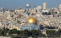 Blick auf Jerusalem und den Felsendom. Bild: dts Nachrichtenagentur