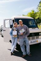 Henry Flaming und Beifahrerin Karolina Cerniauskaite aus Neuwied  (2025) Bild: ADAC Mittelrhein e.V. Fotograf: Mark Edelmann