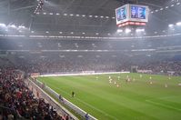 Die Veltins-Arena in Gelsenkirchen ist das Stadion des deutschen Fußball-Bundesligisten FC Schalke 04.