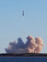 Starship-Testflug im Dezember 2020 (nur 2. Stufe)