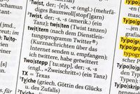 Neu im Duden: twittern. Bild: obs/Duden