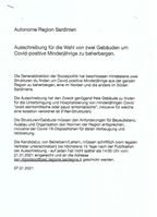 Deutsche Übersetzung der Ausschreibung vom 07.01.2021