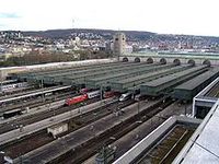 Blick auf die Rückseite des Hauptbahnhofs. Bild: The weaver