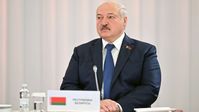 Alexander Lukaschenko (2022) Bild: Pressedienst des Präsidenten Kasachstans / Sputnik