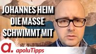 Bild: SS Video: "Interview mit Johannes Heim – Die Masse schwimmt mit" (https://tube4.apolut.net/w/8HTAHBpdyksyD7r3Mm2LFG) / Eigenes Werk