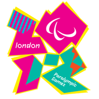 Logo der Paralympics 2012 in London
