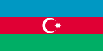 Flagge von Aserbaidschan 