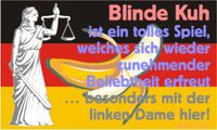 Jusitzia: Leider seit vielen Jahrhunderten blind und damit nicht in der Lage für Gerechtigkeit einzustehen (Symbolbild)
