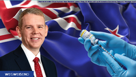 Bild: Premierminister Chris Hipkins: New Zealand Labour Party, CC BY-SA 4.0 via Wikimedia Commons Freepik / Montage AUF1 / Eigenes Werk