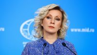 Maria Sacharowa (2023) Bild: Pressestelle des russischen Außenministeriums / Sputnik