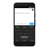 "Sentiment Keyboard": Geschriebenes wird überprüft Bild: bit.ly/2dsxen5