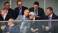 Wladimir Putin und Bernie Ecclestone (2018), Archivbild Bild: Gettyimages.ru / Clive Mason