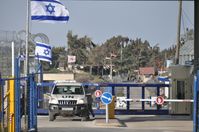 Von österreichischen UNTSO-Truppen gesicherter Grenzübergang zwischen Israel und Syrien.