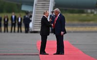 Donald J. Trump und Wladimir Putin (2025)