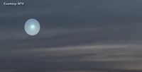 Bild: Screenshot Youtube Video "Mysterious green ‘fireball’ lights up the skies over Japan"