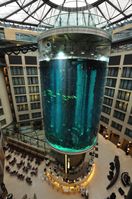 Der AquaDom in der Lobby des Radisson Collection Hotel, Berlin
