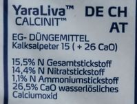 Kalksalpeter mit 14,4 % Nitratstickstoff