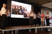 Gratulation von Oberbürgermeister a. D. Alexander Vogelgsang Bild: Feuerwehr