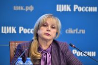 Vorsitzende der Zentralen Wahlkomission Russlands Ella Pamfilowa, 15. September 2022. Bild: JEWGENI BIJATOW / Sputnik