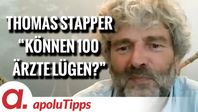 Bild: SS Video: "Interview mit Thomas Stapper – “Können 100 Ärzte lügen?”" (https://tube4.apolut.net/w/56CEWWK8SbanKB777saiGq) / Eigenes Werk