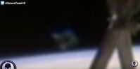 Bild: Screenshot Youtube Video "Feed CUT As Horseshoe UFO Appears On ISS Live Cam! 4/18/16"