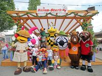 Maskottchen-Parade auf dem Schützenfest Hannover. Bild: "obs/Schützenfest Hannover/Ina Richter, Fahrgastfernsehen"