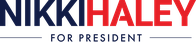 Nikki Haleys Logo zur Präsidentschaftswahl 2024