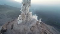 Bilder vom Überflug über den Vulkan Santa Maria in Guatemala.
Quelle: Zorn et al. 2020 (idw)