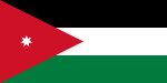 Flagge Königreich Jordanien