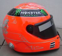 Ein Helm von Michael Schumacher