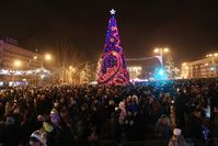 Archivbild: Feier des Neujahrs 2022 in Donezk. Bild: Sergei Awerin / Sputnik