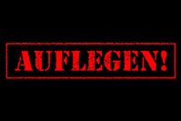 Logo der Kampagne "AUFLEGEN" Bild: Polizei