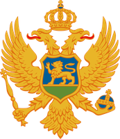 Wappen von Montenegro ("Schwarzer Berg")