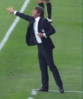 Conte 2009 als Trainer von Atalanta Bergamo