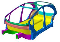 Das Karosserie-Konzept des "Light Car - Open Source" basiert zudem auf einem "Rolling Chassis" - einer echten, universellen Plattform, auf der modular unterschiedliche Karosserien aufgesetzt werden können.